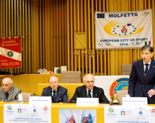 Quindici Molfetta Panathlon Il Sindaco Paola Natalicchio Presenta La